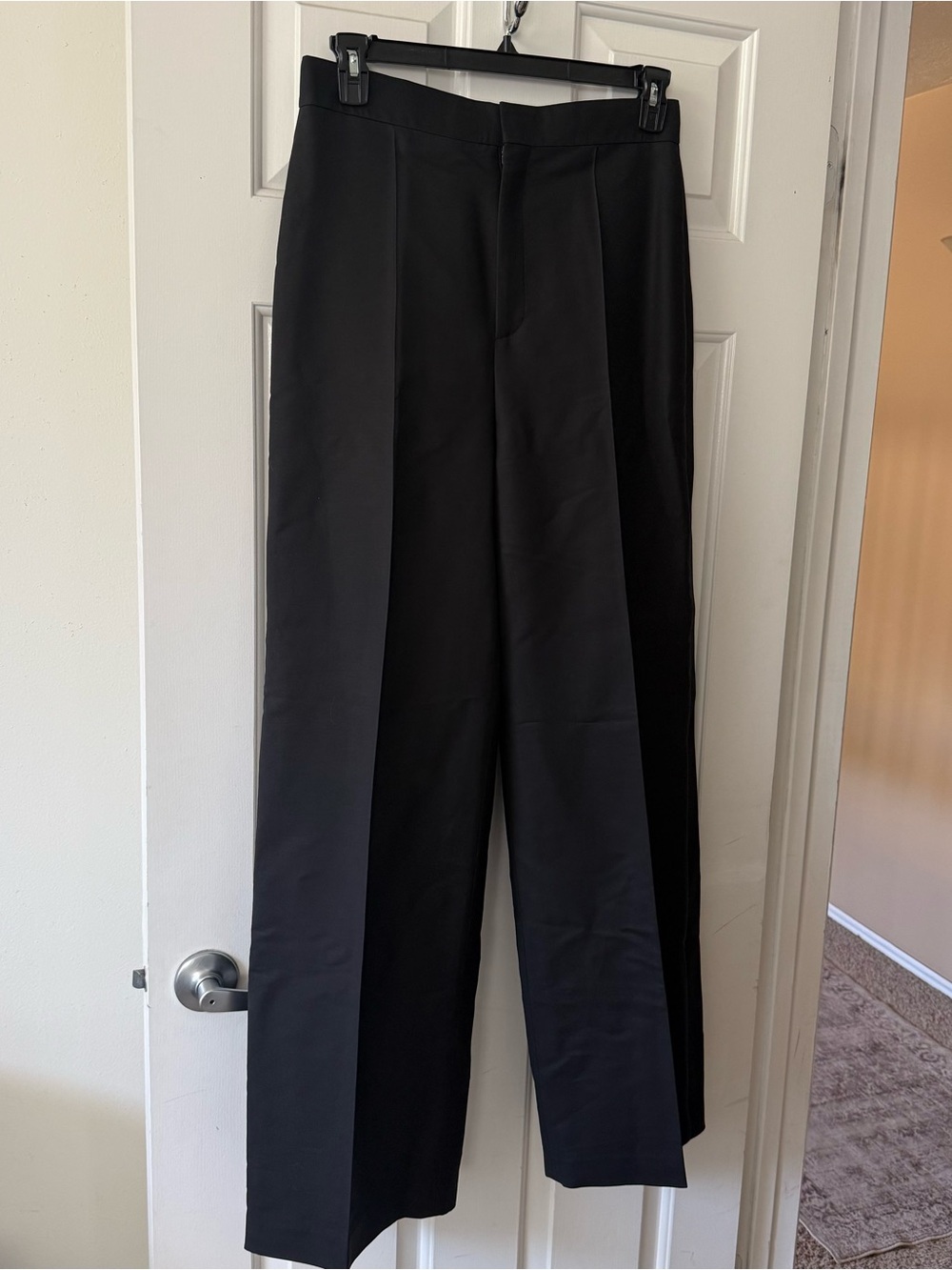 LOEWE Tuxedo Stripe Trousers in Black 42 NWT